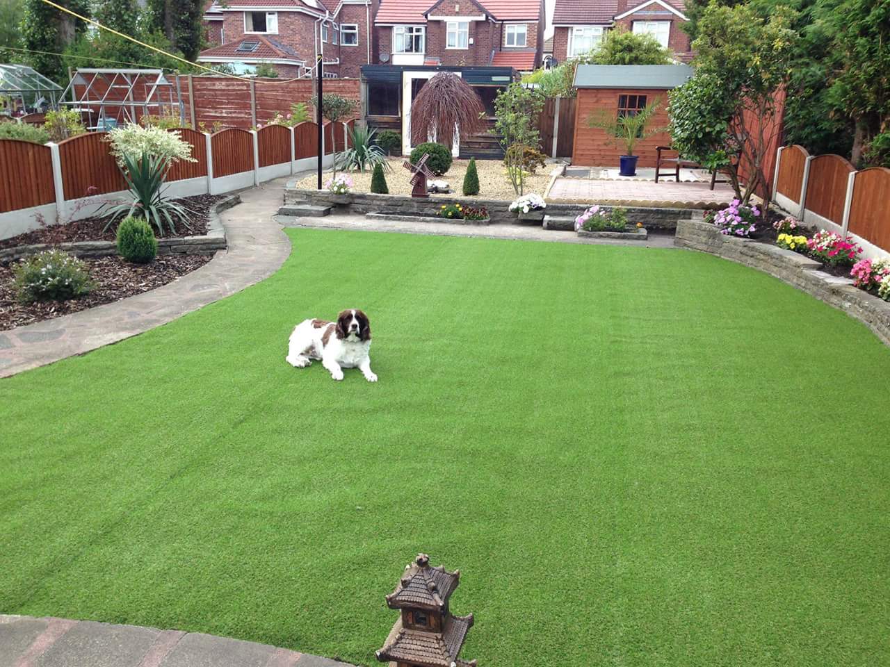 50mm S Shape grass for Sports Park in Shanghai